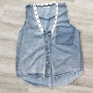 Gilded Intent by Buckle Denim Vest